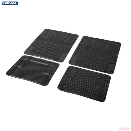 Коврики салона универсальные без бортика, без перемычки № 10001001