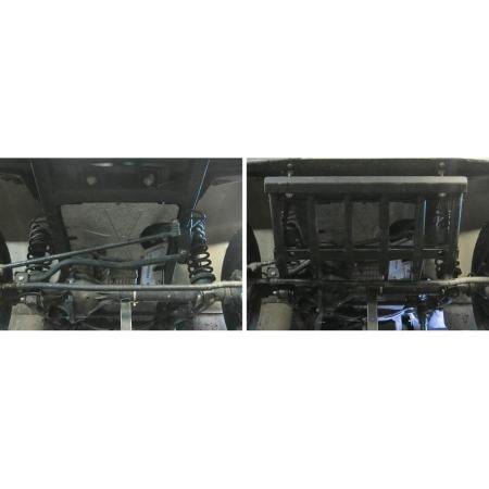 Защита рулевых тяг из трубы для УАЗ Hunter (2009-2025) № 222.06314.1