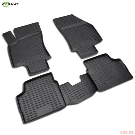 Коврики салона для Opel Astra H седан (2006-2012) № FORMAT.37.21.210