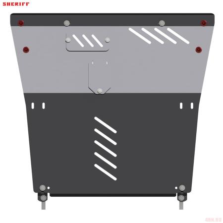 Защита двигателя и КПП для Jaguar X-Type (2007-2010) № 28.1450