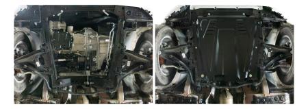 Защита картера и КПП для Renault Logan (2005-2014) № 111.06027.1