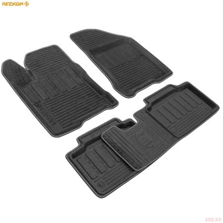 Коврики салона 3D Evaplast текстильные для Lada (ВАЗ) Vesta (2015-2025) Comfort № 4539045100