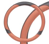 фотографии оплетка из искусственной кожи (коричневый/черный), m 38см awc-cm-05m