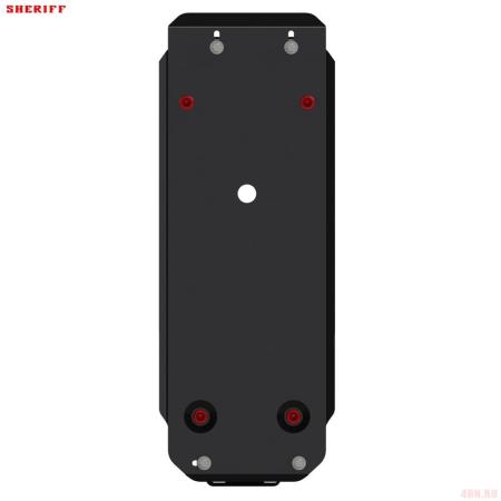 Защита бензобака для Mitsubishi Pajero Sport (2016-2025) № 14.2969