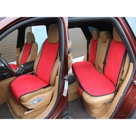 Комплект накидок из алькантары, Россия (широкое сиденье) № ALKSRUSKOMP021