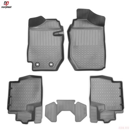 Коврики салона 3D для Suzuki Jimny (2018-2025) (МКПП) № NPA11-C85-201