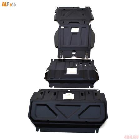 Защита радиатора и картера для Mitsubishi Pajero Sport (2016-2025) № ALF.14.47st