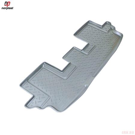 Коврик салона для Toyota Highlander (2010-2014) (3-й ряд) серый № NPL-Po-88-19-G