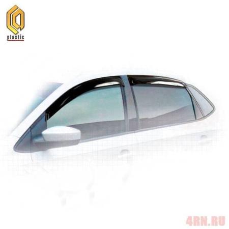 Дефлекторы окон Classic полупрозрачные для Volkswagen Polo седан (2015-2020) № 2010030311685