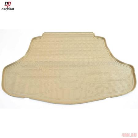 Коврик в багажник Norplast для Toyota Camry (XV70) (2017-2024) бежевый № NPA00-T88-100-B