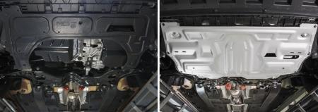 Защита двигателя и КПП для Skoda Fabia RS (2010-2014) № 333.5842.1