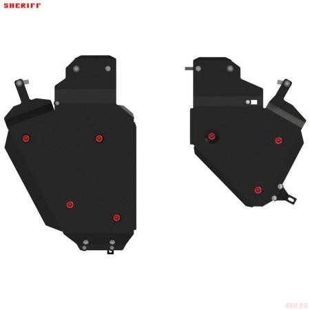 Защита топливного бака для Audi Q8 (2018-2025) № 02.3884