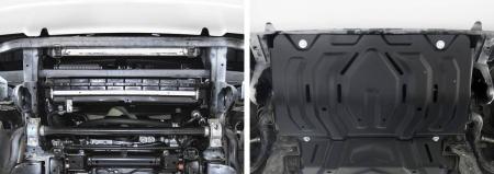 Защита радиатора для Fiat Fullback (2016-2020) № 222.4046.2