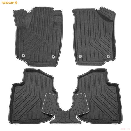 Коврики салона 3D Evaplast текстильные для Skoda Rapid (2020-2023) Ser.S № 4530020150