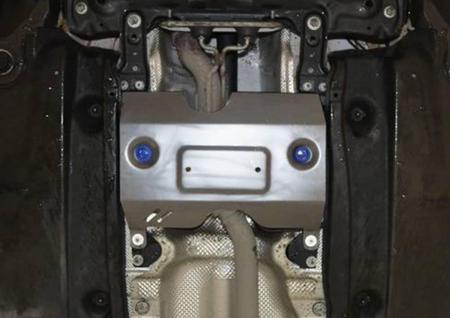 Защита заслонки системы выпуска ОГ для Volkswagen Tiguan (2016-2023) без крепежа № 3.5850.1