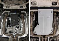 Защита КПП и раздаточной коробки для Maserati Levante (2017-2024) № 333.3604.1