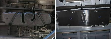 Защита топливного бака для Mercedes Sprinter W906 RWD (2009-2018) № 111.3907.1