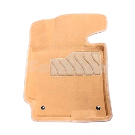 Коврики салона 3D текстильные для Hyundai Elantra (2011-2015) серые № 82014