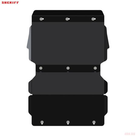 Защита двигателя и КПП для Faw Land Mark (2007-2009) № 28.1240