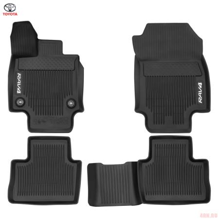 Коврики салона оригинальные для Toyota RAV4 (2019-2025) АКПП № PW21042043
