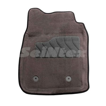 Коврики салона 3D текстильные для Ford EcoSport (2014-2023) серые № 86843