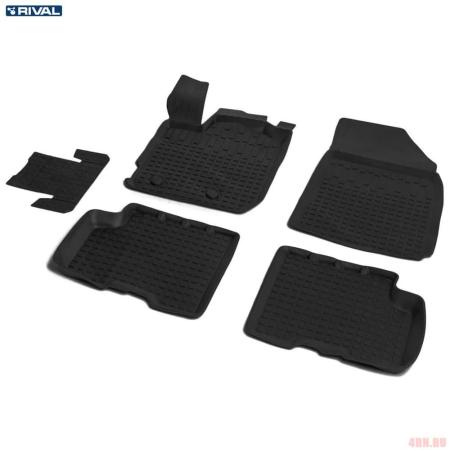 Коврики салона литьевые для Renault Arkana (2019-2025) № 64709001