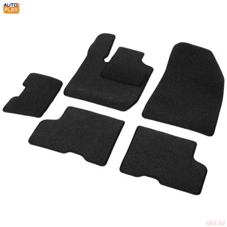 Коврики салона текстильные Lux для Renault Duster (2021-2025) 2WD/4WD цвет графит № 5470103