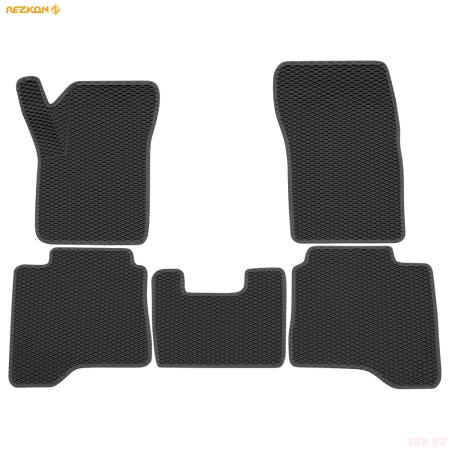 Коврики салона 3D EVA Ромб для Great Wall Poer King Kong (2022-2025) с серым кантом № 9218025102