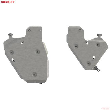 Защита топливного бака для Porsche Cayenne (2018-2025) № 35.4024