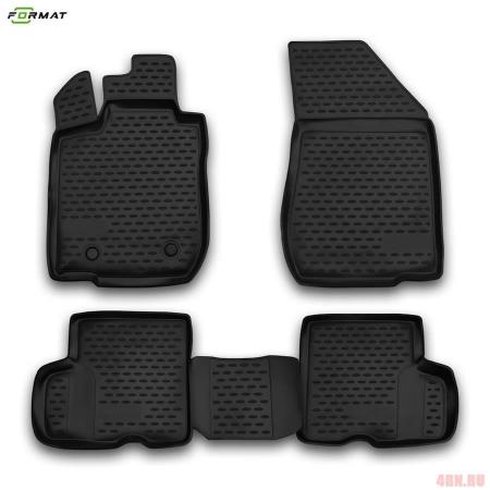 Коврики салона для Lada (ВАЗ) Largus (2012-2025) № FORMAT.52.27.210k