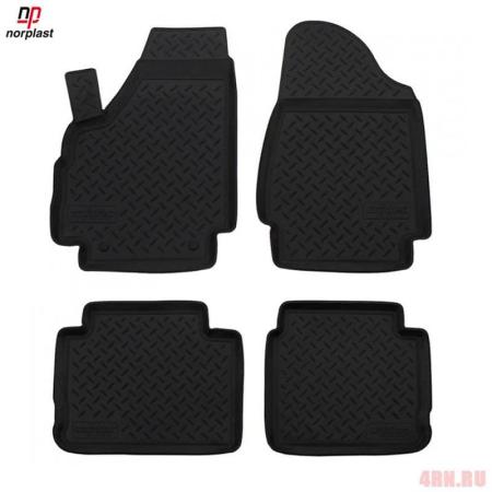 Коврики салона Norplast для Lada (ВАЗ) Нива 2121 (2009-2020) № NPL-Po-94-21