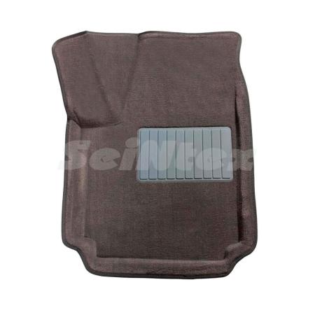 Коврики салона 3D текстильные для Volkswagen Amarok (2010-2021) серые № 84775