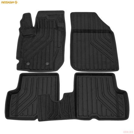 Коврики салона 3D Evaplast текстильные для Renault Duster 4х4 (2021-2025) Ser.S № 4529050400