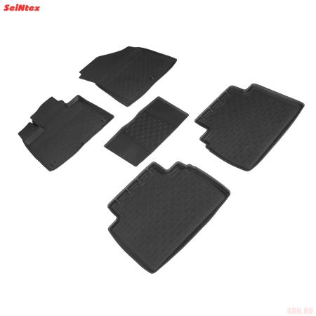 Коврики салона с высоким бортом для Kia Sportage (2022-2025) № 98066