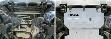 Защита радиатора для Toyota Tundra 4WD (2007-2021) № 2333.9509.1.6