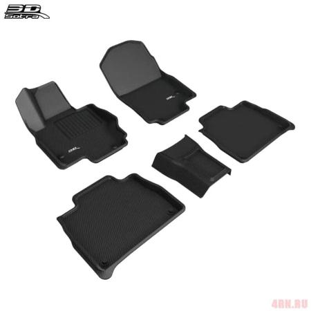 Коврики салона текстильные Liner 3D Kagu TPR для Mercedes GLE-Class (W167) (2019-2025) (5 мест.) № ST 75-00010