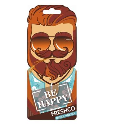 Ароматизатор Территория Мужчин пропитанный пластинка (ТМ Be happy) Океанский бриз Freshco AR1TM060