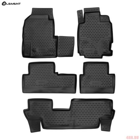 Коврики салона Element для Honda Odyssey правый руль (1999-2003) 3 ряда № NLC.18.20.210k