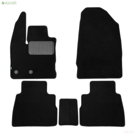 Коврики салона текстильные Premium для Haval H7 (2024-2025) 5 шт. № KLEVER05.AN0752.110kh