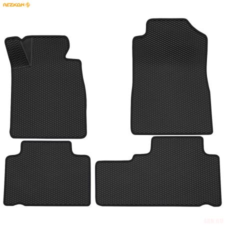 Коврики салона 3D EVA Ромб резиновые для Haval M6 (2021-2025) с черным кантом № 9257025101