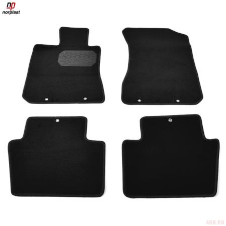 Коврики салона текстильные для Honda Legend (KB1) (2004-2008) № NPL-VTe-300-400
