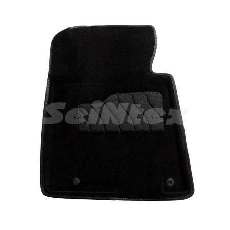 Коврики салона 3D текстильные для Hyundai i30 (2012-2016) серые № 84716