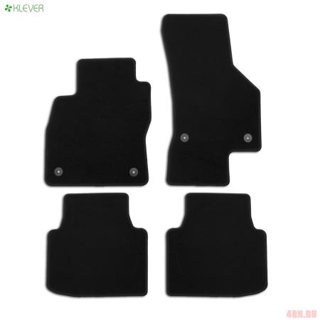 Коврики салона Klever текстильные Econom для Skoda Superb седан (2016-2024) № KLEVER01451801200k