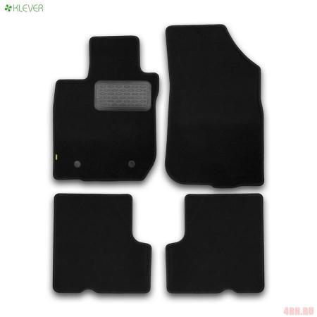 Коврики салона Klever текстильные Standart для Renault Sandero (2010-2014) № KVR02411801210kh