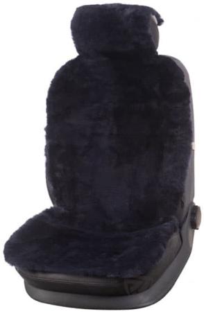 Накидка меховая из овчины серая