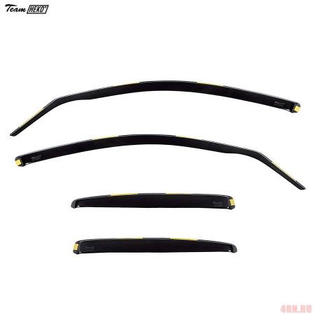 Дефлекторы боковых окон Heko для BMW 7-Серия E65 седан (2001-2008) № 11119