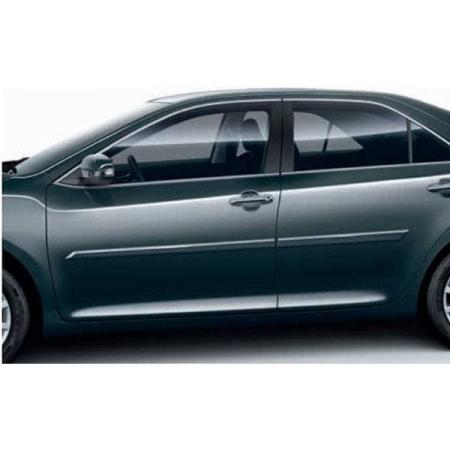 Боковые молдинги оригинальные под покраску левые для Toyota Camry (2011-2017) № PT938-03120-AA
