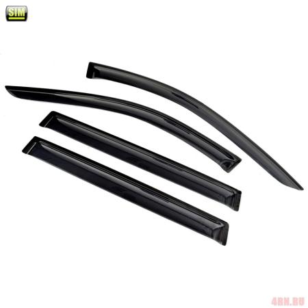 Дефлекторы боковых окон для Lada (ВАЗ) Largus универсал (2012-2025) № SVAZLA1232