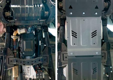 Защита КПП для Mitsubishi L200 (2015-2023) № 2333.4047.1.6