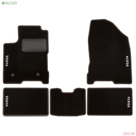 Коврики салона Klever текстильные Premium для Lada (ВАЗ) Vesta (2015-2025) № KVR00.052.036.01200kv